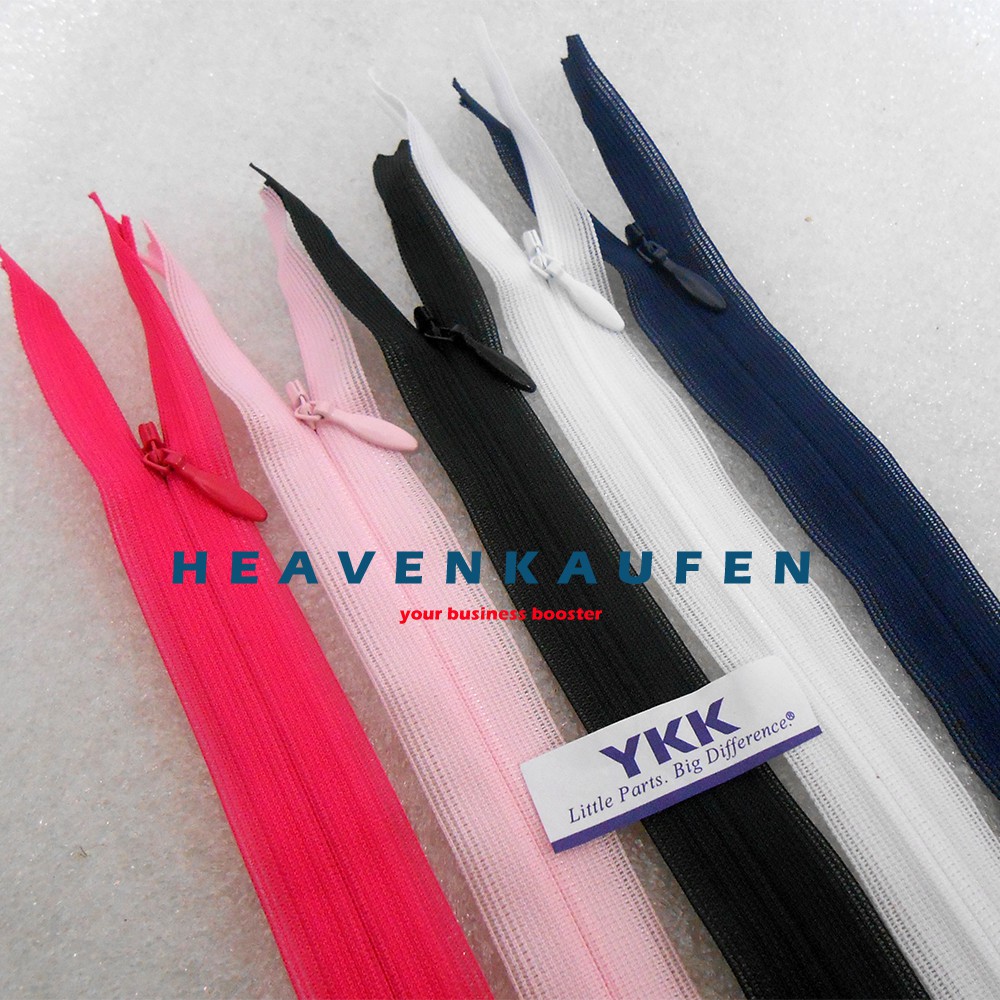 Resleting Zipper Jepang YKK 60 cm (Invisible Zipper) Murah