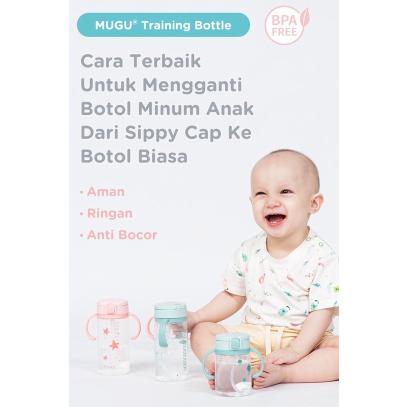 MUGU - Training Bottle 220ml &amp; 330ml / Botol Minum Anak