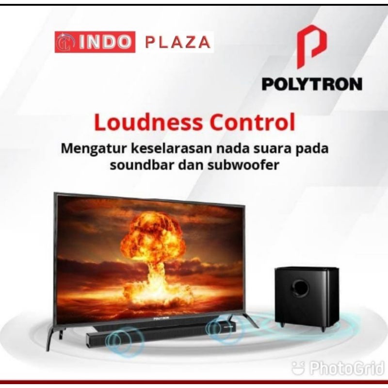 TV POLYTRON 43 CINEMAX SOUNDBAR PLD-43BV1558 DIGITAL (Luar Medan)