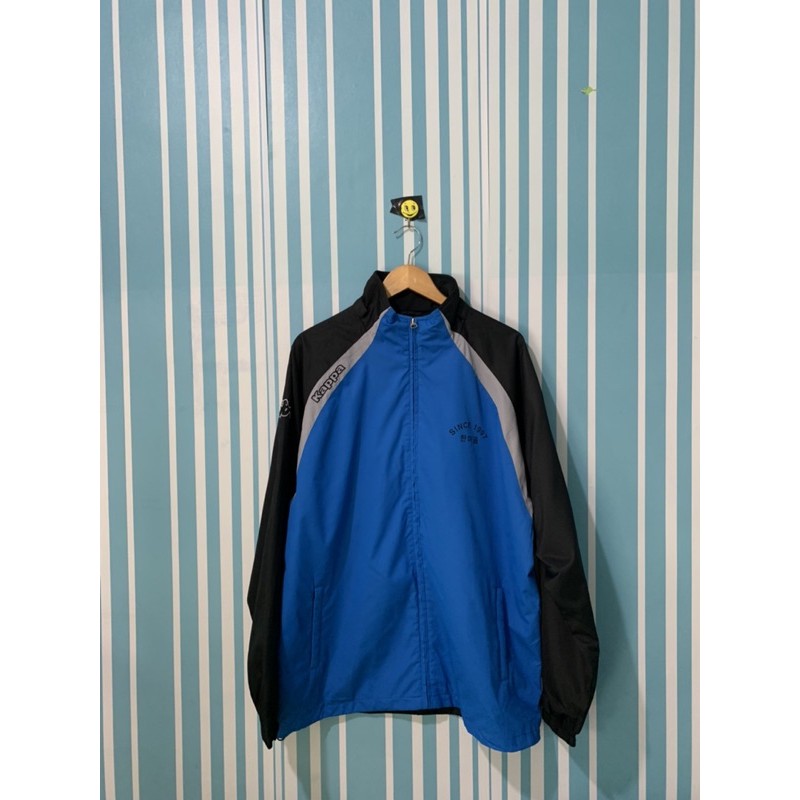 Kappa Tracktop Jaket Parasut jaket olahraga jaket sepeda jaket running jaket thrift preloved second