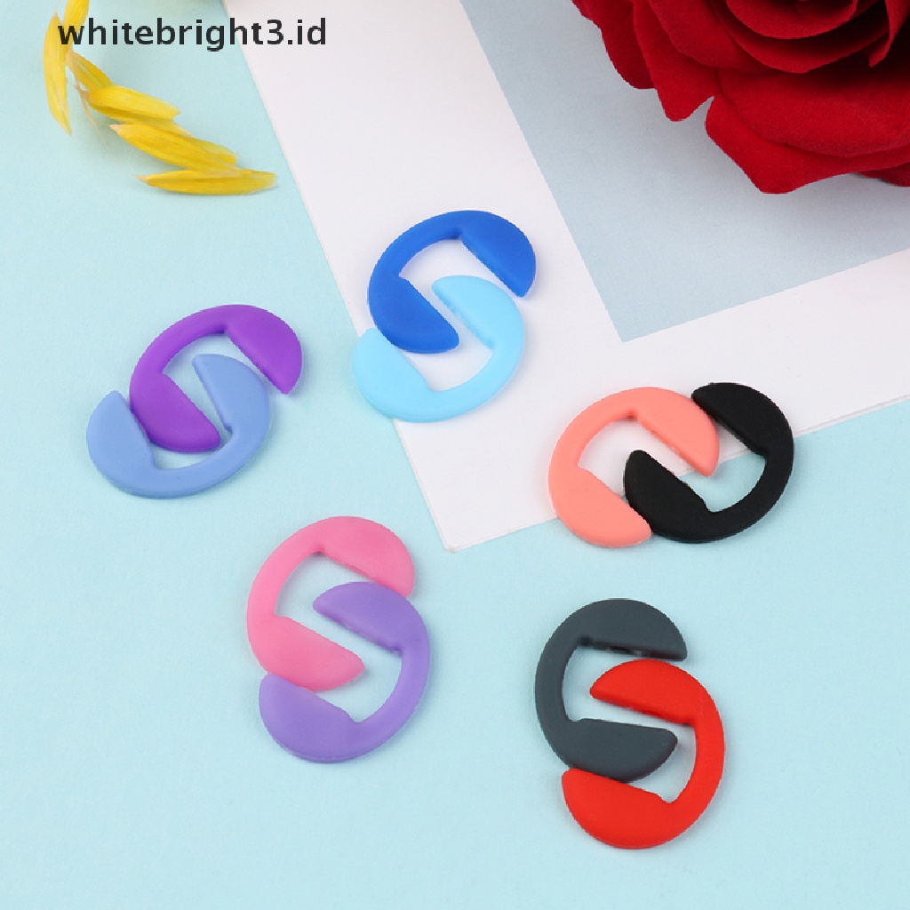 (whitebright3.id) Bantalan Hidung Kacamata Bentuk U Bahan Silikon Anti Slip