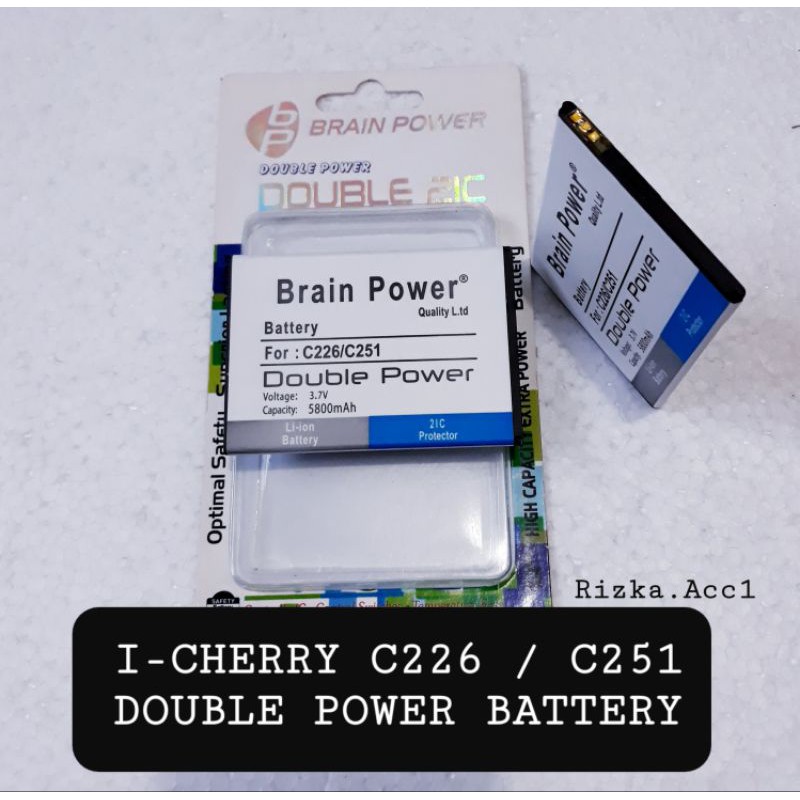 Baterai Batre I-Cherry C226 icherry C251 Double Power Battery