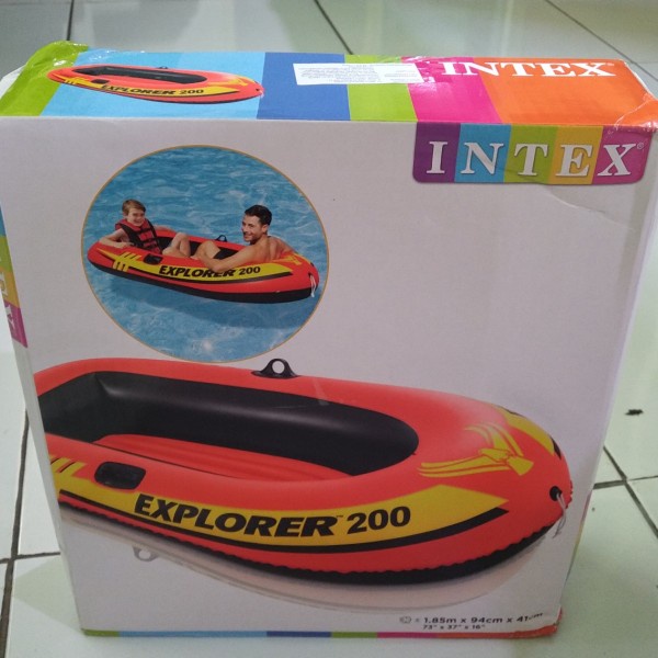 PROMO TERMURAH perahu Karet Explorer 200 intex 58330 Rubber Boat