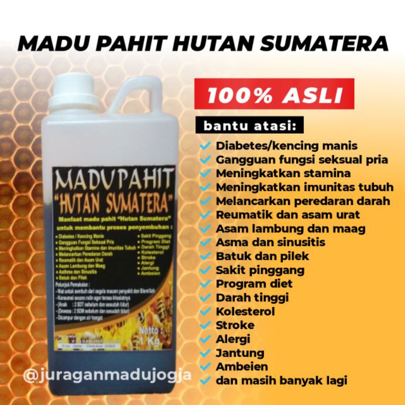 

Madu Pahit Hutan Sumatera 100% Murni