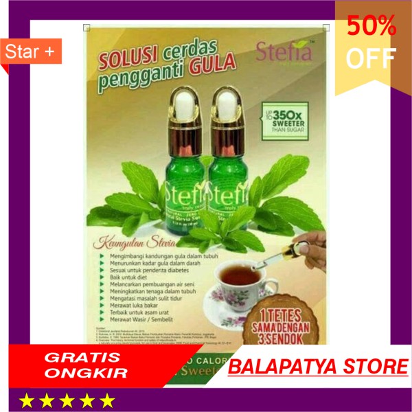 

CUMA HARI INI SAJA!!! 50 Off STEVIA ZERO KALORI