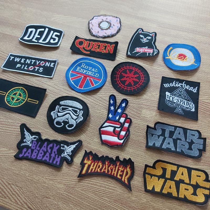 Patches mini bordir karakter premium