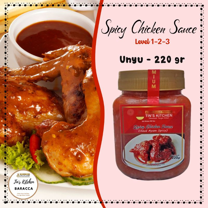 

Saus Spicy Chicken Sauce 220gr Tins Kitchen - Kemasan Unyu Bikin Semua Masakan Jadi di suka anak