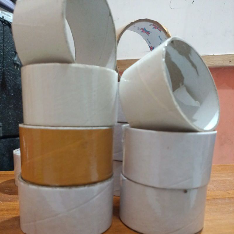 

roll bekas lakban untuk kerajinan