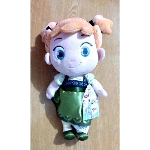 ANNA TODDLER PLUSH DOLL BY FROZEN DISNEY STORE USA BONEKA ORIGINAL