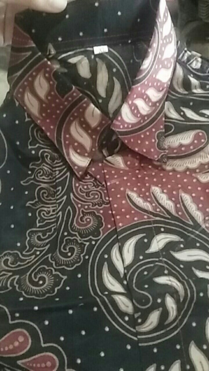 Kemeja Batik Pria Modern Lengan Panjang Casual Modis Slim Fit Trendy Masa Kini Ol 162