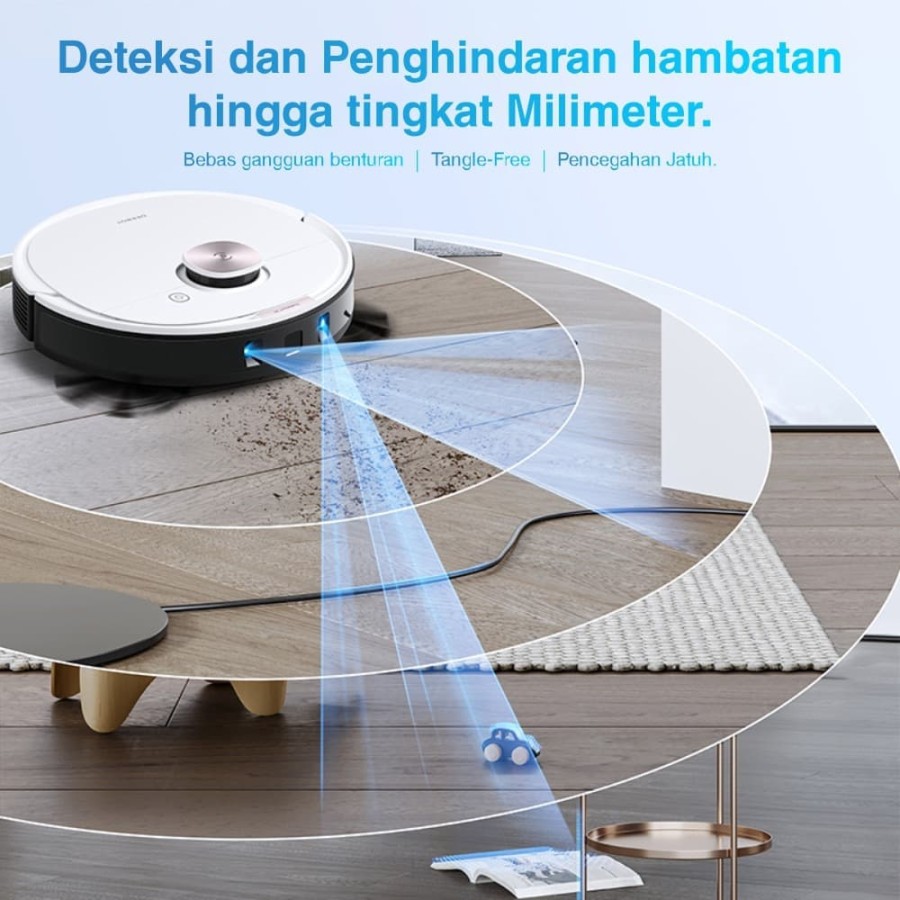 Ecovacs DEEBOT OZMO T8 Robot Vacuum Cleaner Vacuum Sapu Pel Vacuum Mop