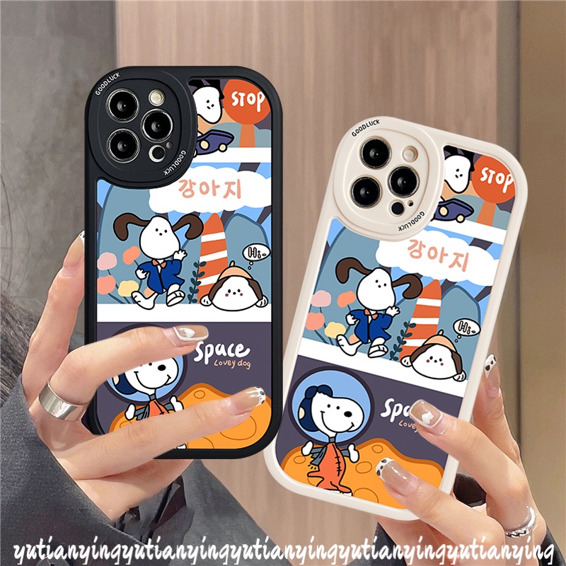 Soft Case Motif Snoopy Untuk VIVO Y35 Y15s Y16 Y22 Y12i Y21 Y15 Y12 Y21s Y33s Y15A Y11 Y20 Y01 Y31 Y91C Y1S Y17 Y51A Y21T Y21s Y21T Y20 Y30 Y50T Y21T