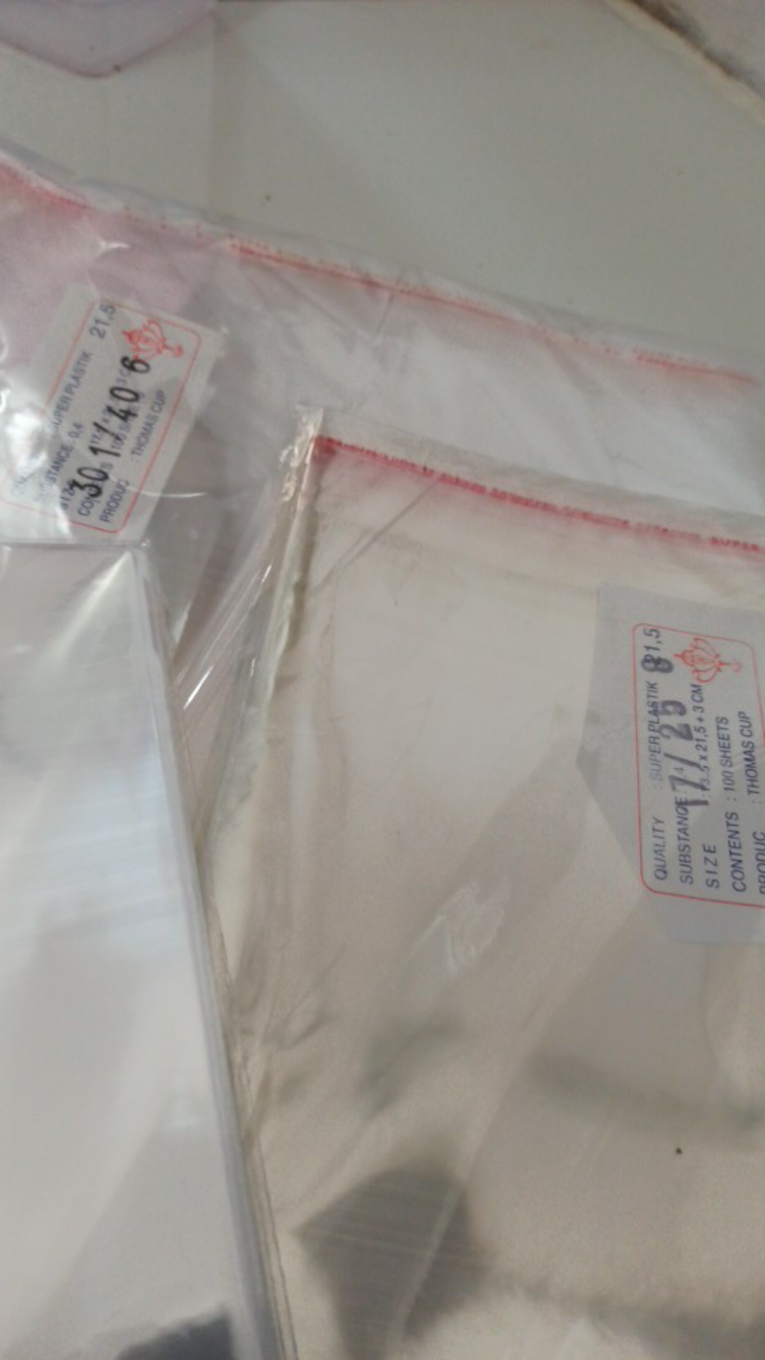 17 X 25 Cm Plastik Opp Tebal | Plastik Opp Seal | Plastik Kaca | Plastik Opp Lem Undangan