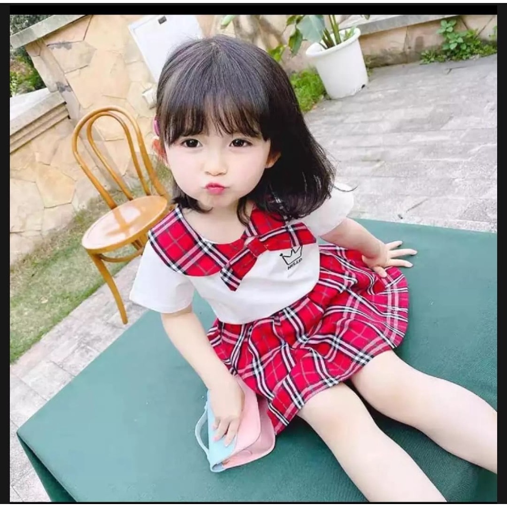 SETELAN DRESS BAYI ANAK MOTIF KOTAK ALEYA KIDS SIZE 6 BULAN -5 TAHUN BAHAN KATUN LEMBUT NYAMAN DIPAKAI/ SETELAN DRESS BAYI ANAK PEREMPUAN/ SETELAN DRESS BAYI ANAKWANITA/ SETELAN DRESS BAYI ANAK CEWE/ DRESS TERBARU ANAK PEREMPUAN