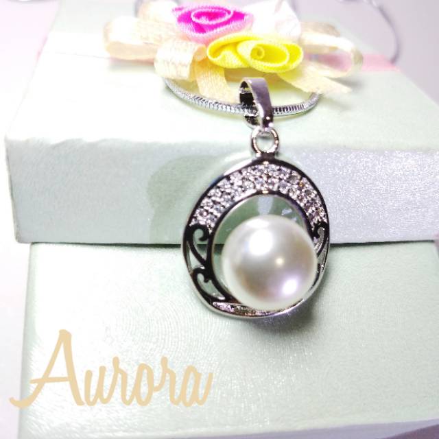 COD Aurora kalung Liontin mutiara