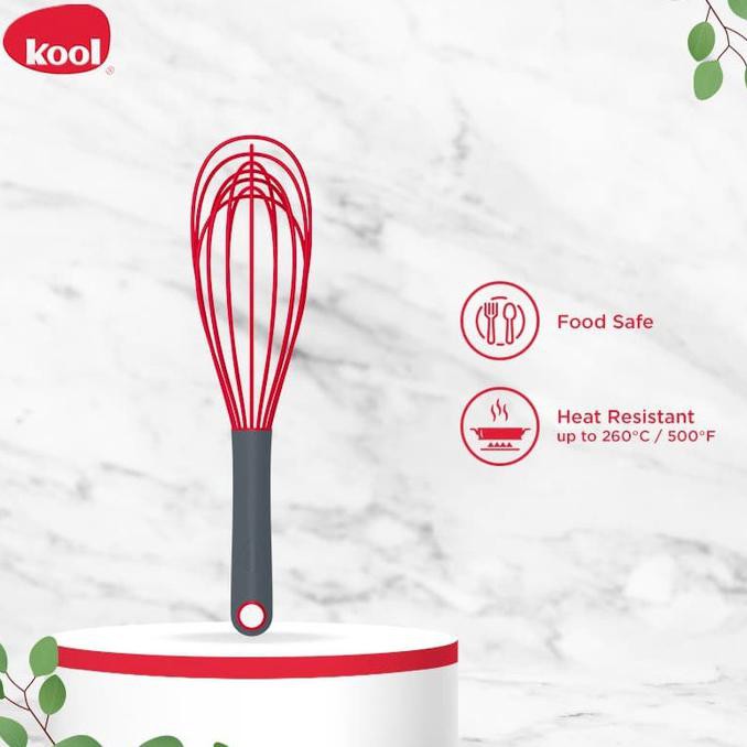 PERALATAN BAKING KOOL SILICONE WHISK PERLENGKAPAN DAPUR