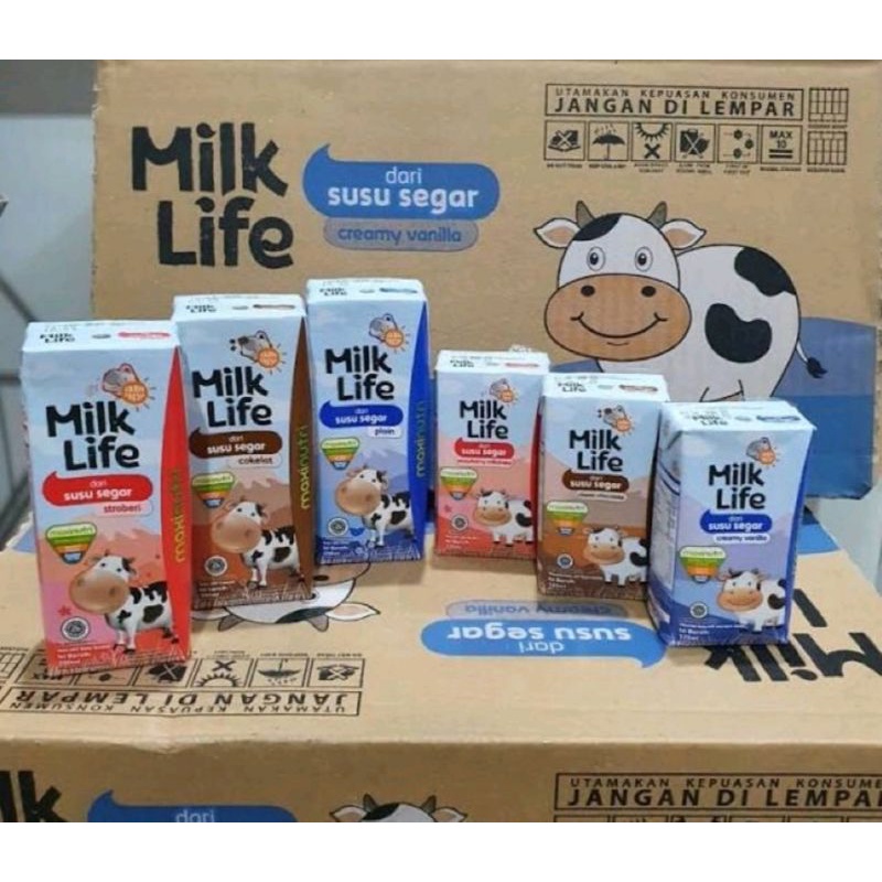 Susu Uht Milk Life 125ml per pcs