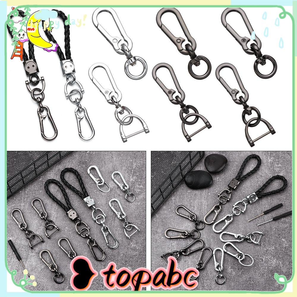 TOP Outdoor Keychain Tool Metal Camping Keys Chain Car Keyring Key Ring Accessories Multistyles EDC Horseshoe Buckle Creative Buckle Holder
