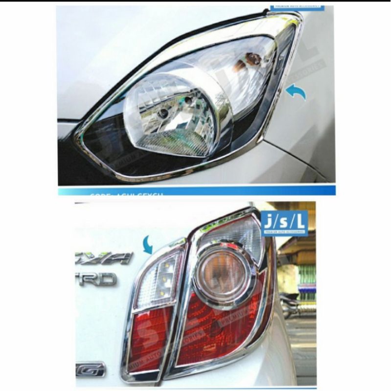 Paket garnish chroom AgyaAyla 2014-2016