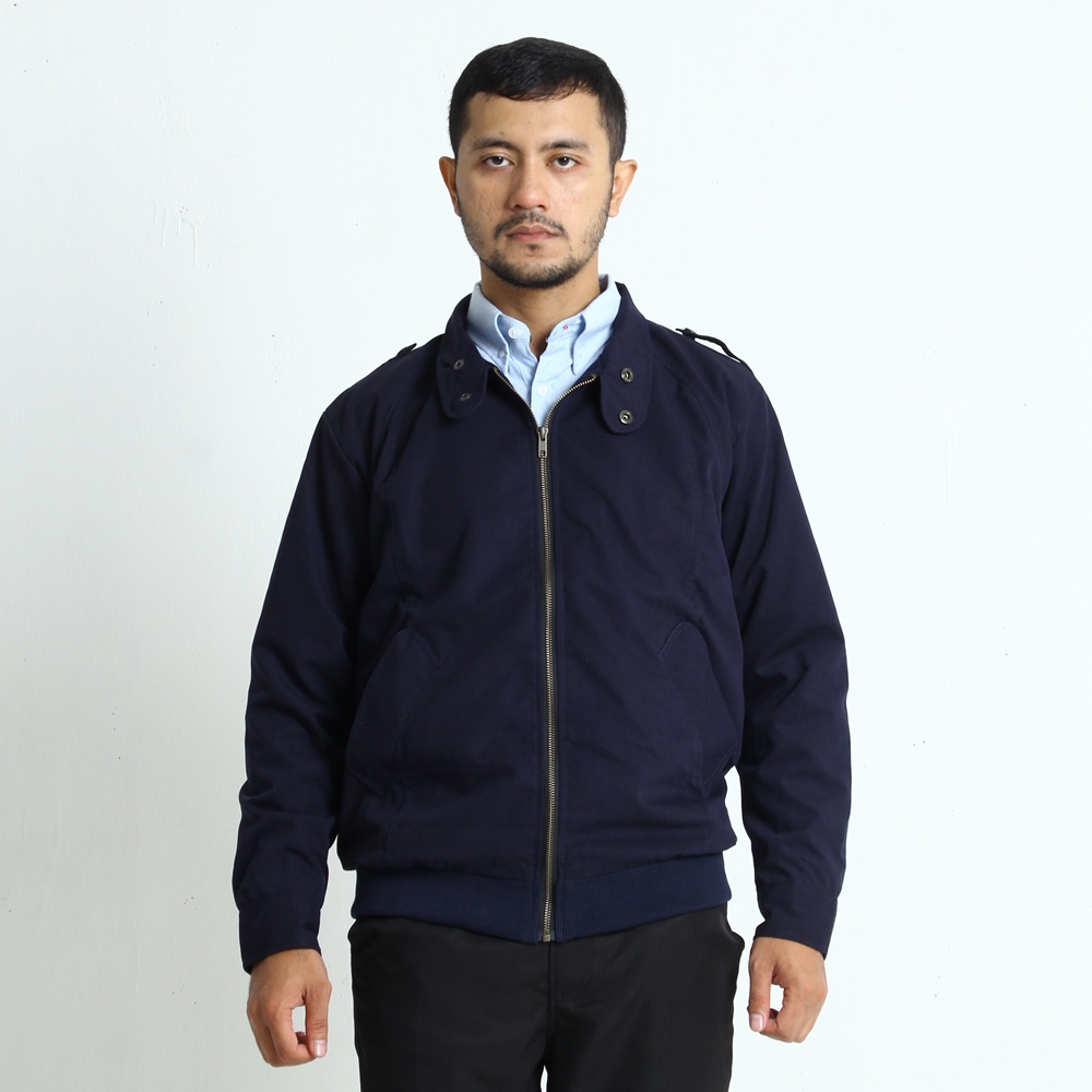 Noska Flight Jacket Osaka Navy Jaket Pria Casual Jaket Motor Pria