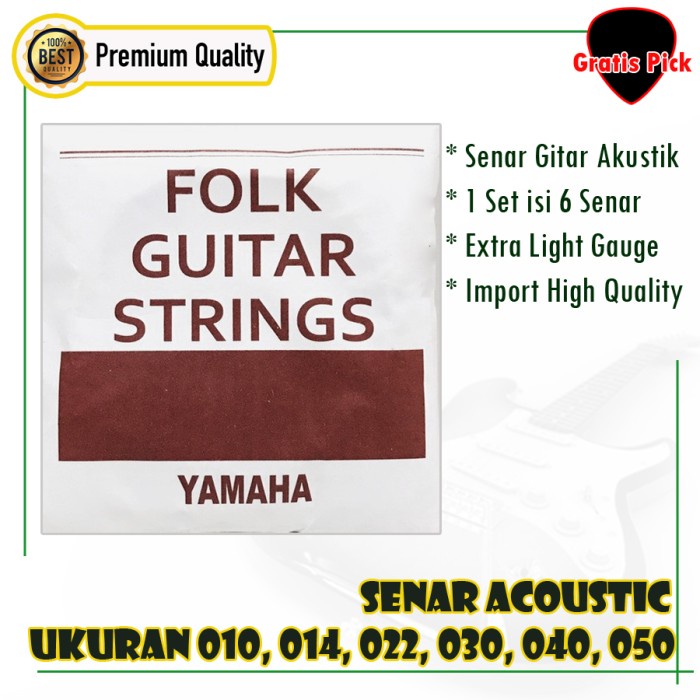 Senar Gitar Akustik Yamaha Folk