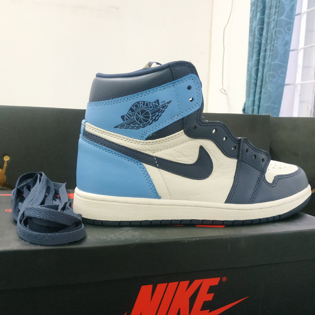 【CASHBACK 50K】BNIB Jordan 1 Retro High Obsidian/Sneakers