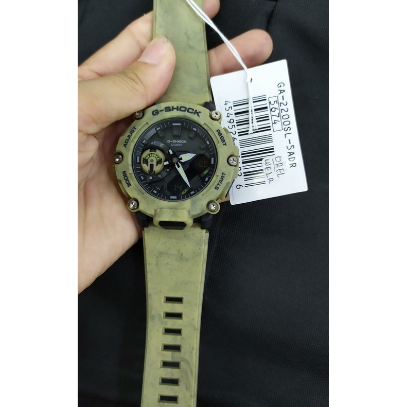 Jam Tangan Pria G-Shock GA-2200SL-5ADR/GA-2200SL-8ADR/ GA-2200BNR-1ADR Original