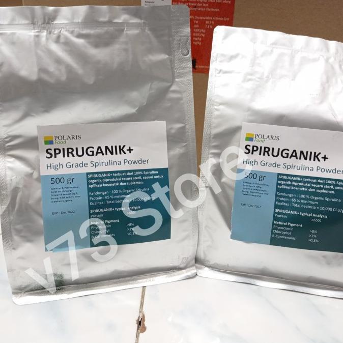 

MURAH SPIRUGANIK ORGANIC SPIRULINA POWDER 500GR