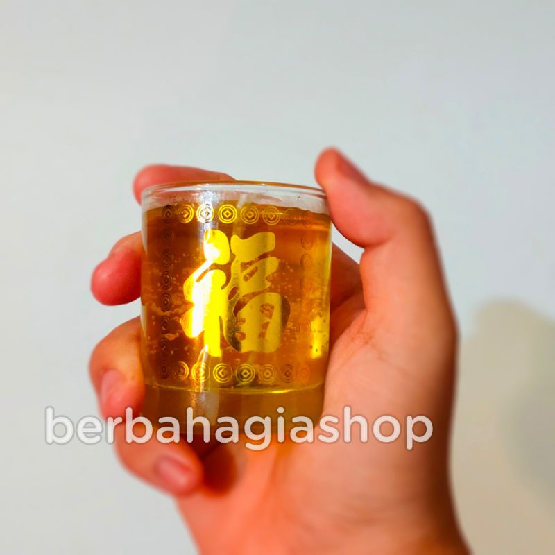 Lilin Jelly Warna Kuning Sembahyang Puja Dewa Durasi 24 Jam Yellow Candle