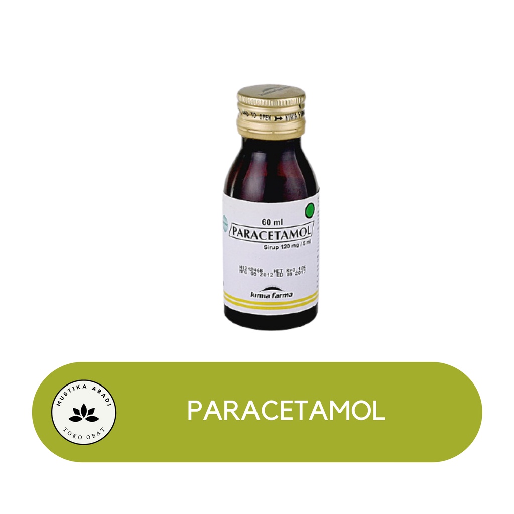 Paracetamol Sirup Meringankan Demam Nyeri Sakit Kepala & Sakit Gigi