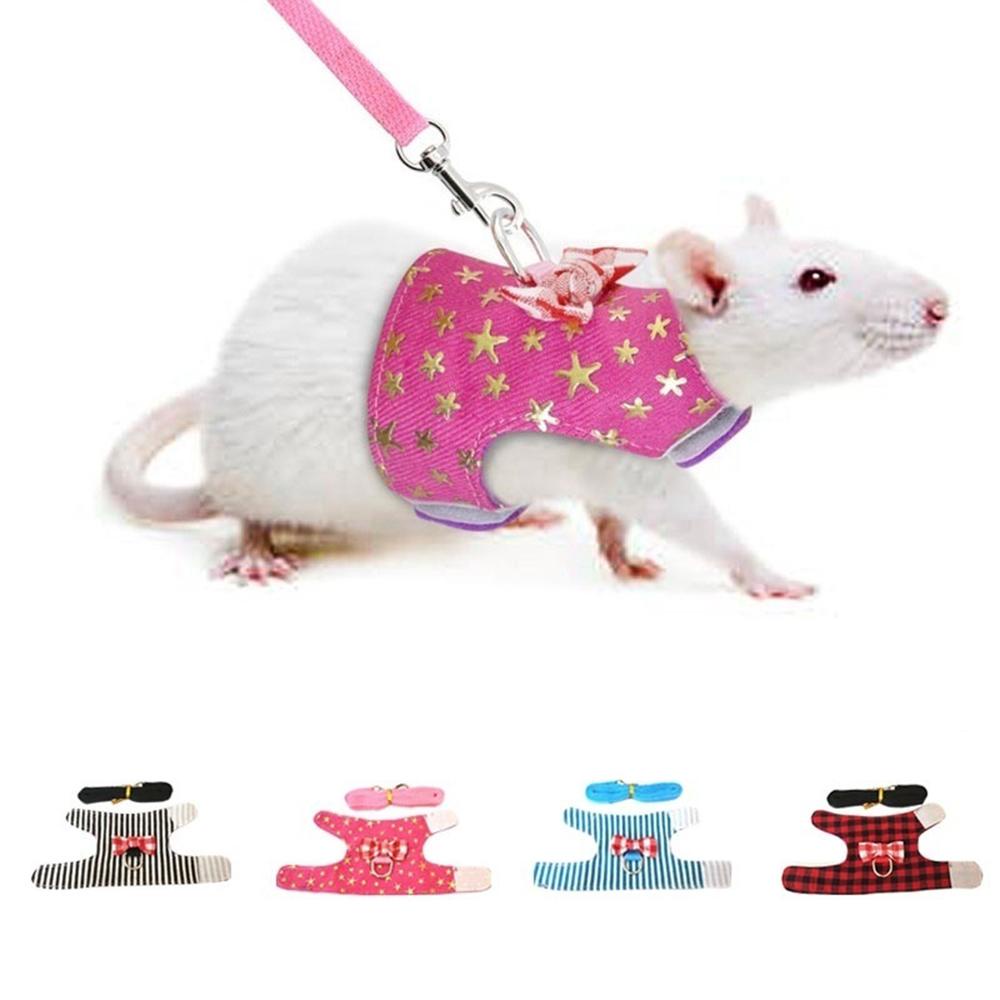 Nickolas1 Rompi Hamster Lucu Outdoor Tupai Adjustable Pet Tali Dada