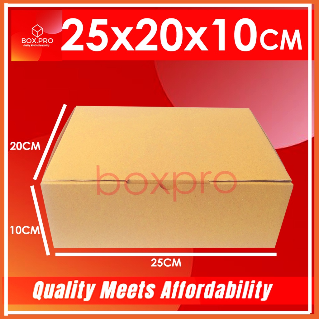 

Kardus Dus uk 25x20x10 cm (ECER) Die Cut Box Kotak Packing Aksesoris Baju Makanan Pizza Hijab Kue