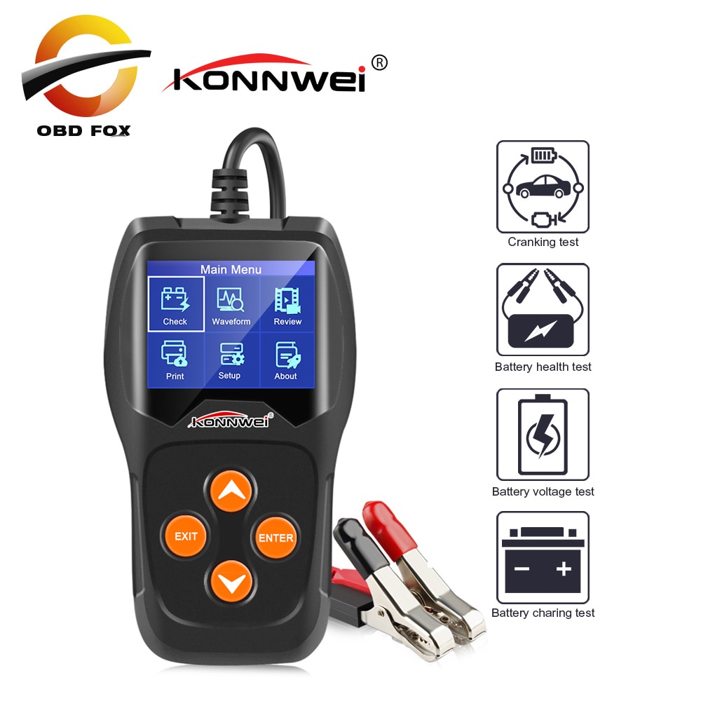 Jual PREORDER KONNWEI KW600 12V Car Battery Tester 100 to 2000CCA 12 Volt Battery tools for the