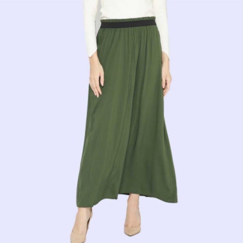 TMD Maxi elastic Waist Skirt - Rok Panjang Wanita Branded
