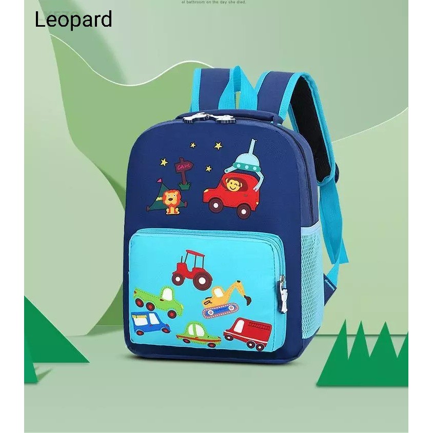 Tas Ransel Sekolah Mini Car Anak Laki Laki Paud Dan TK