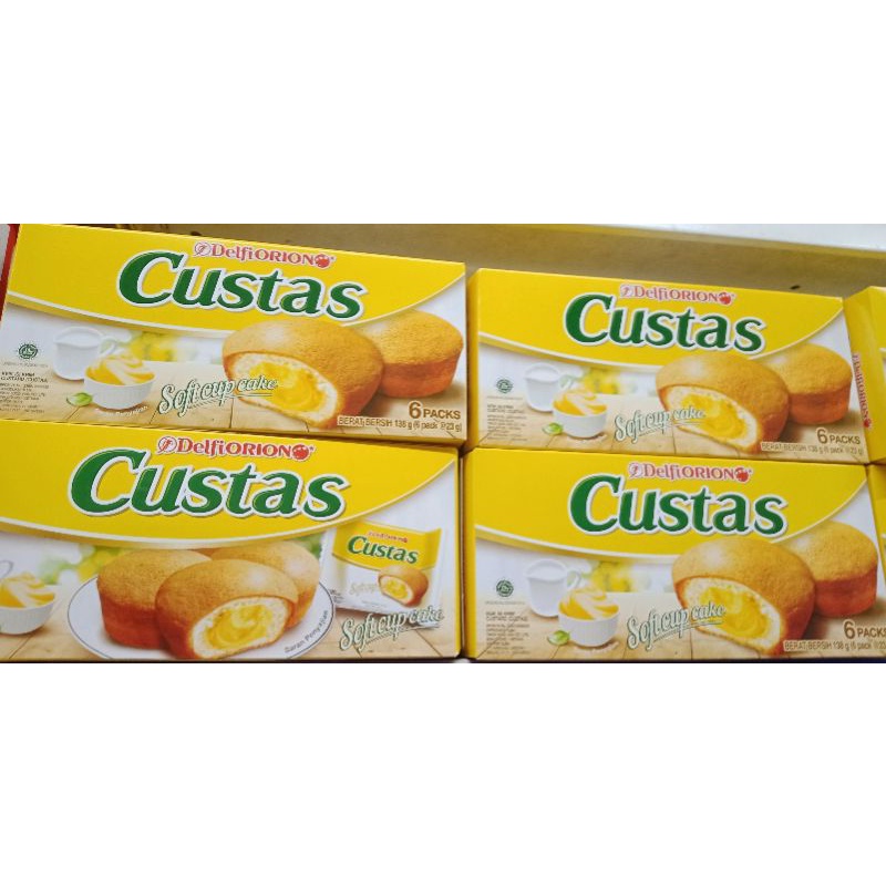 

Delfi Orion Custas Soft Cup Cake isi 6 Pack/138 gr