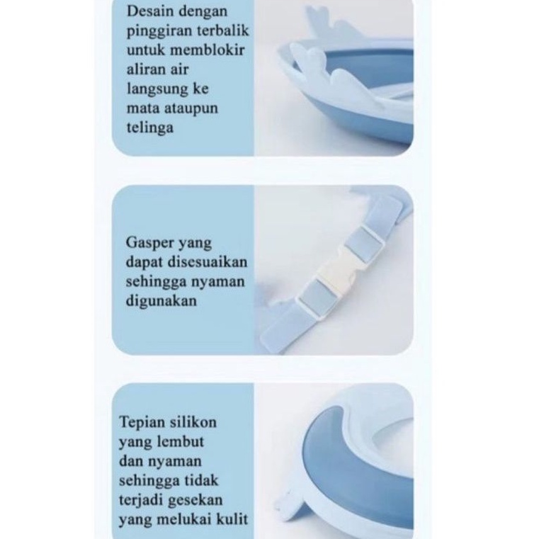 Topi Keramas anak silicone gesper