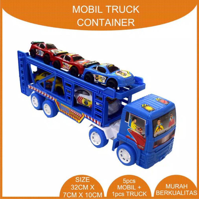 TRUK KONTAINER ANGKUT MOBIL