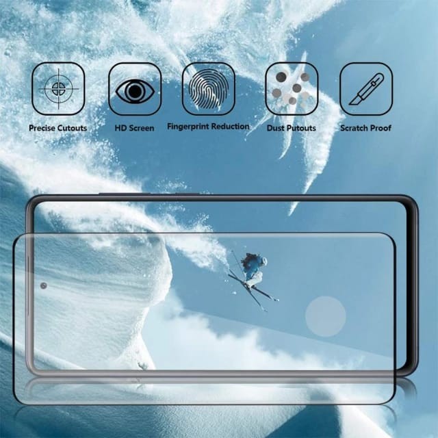 SAMSUNG S23 / S23 PLUS / S22 / S22 PLUS / S21 FE / S21 / S21 PLUS TEMPERED GLASS FULL COVER FINGERPRINT UNLOCK