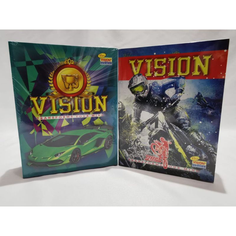 

Buku tulis merek "Vision" isi 58