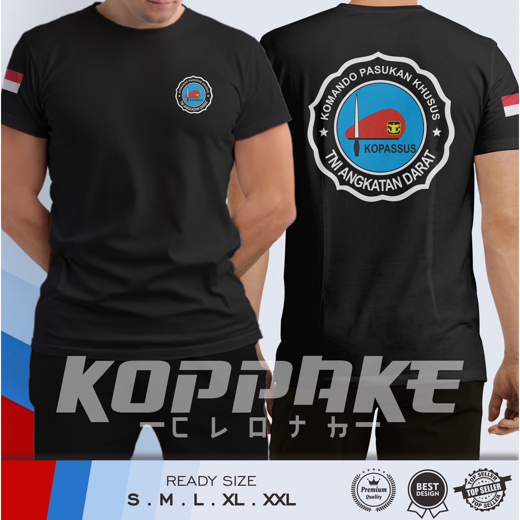 Kaos KOPASSUS Komando Pasukan KHUSUS TNI AD Baju Distro