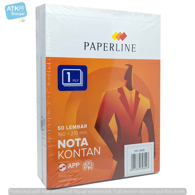 

Buku Nota Kontan Besar Paperline Ukuran B1 1Ply 1 Rangkap 50