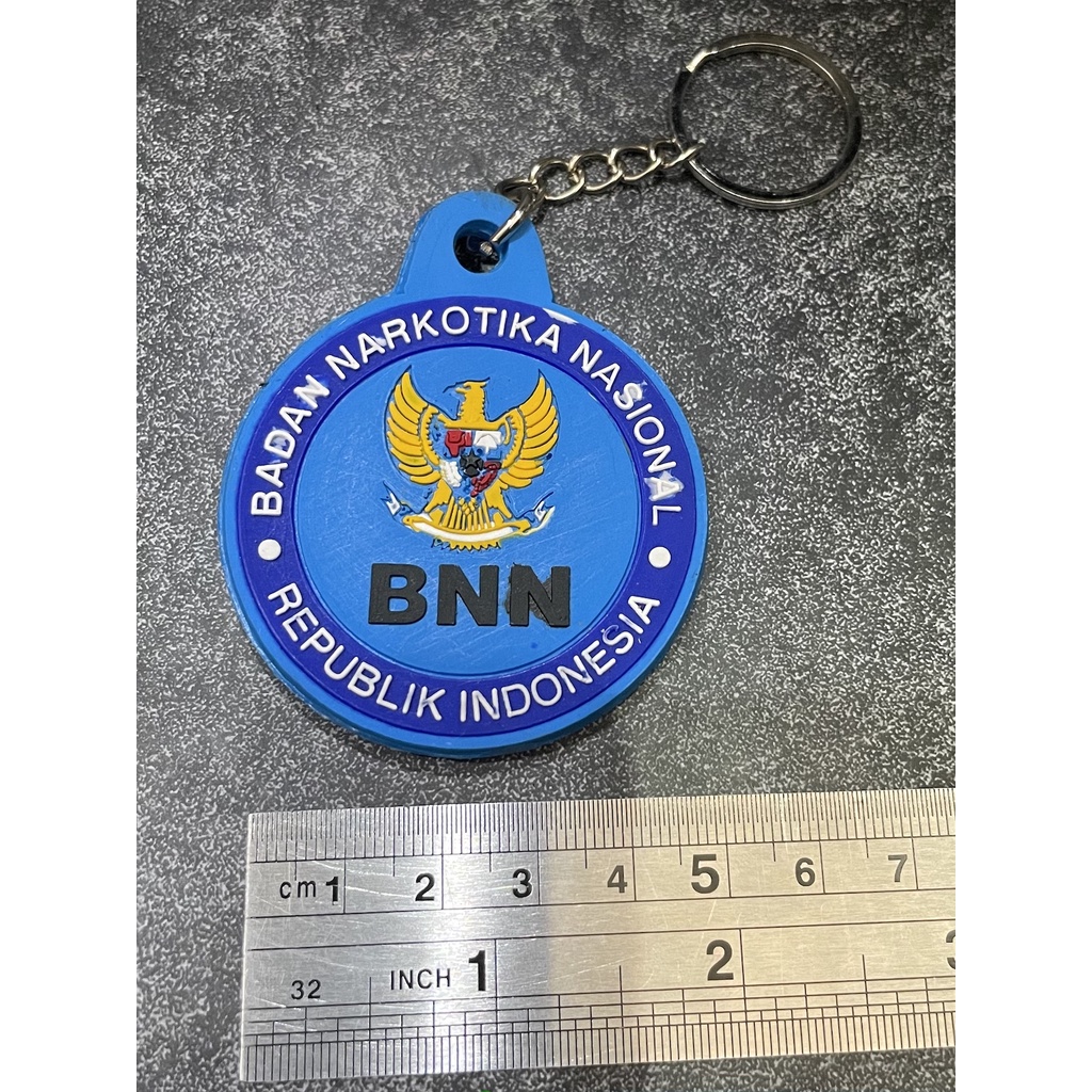 Gantungan Kunci BNN| Keychain | Gantungan Kunci Karet BNN