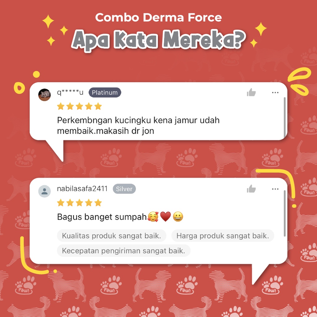 Paket Combo Hemat Anti Jamur Kucing / Doctor Jon Derma Force