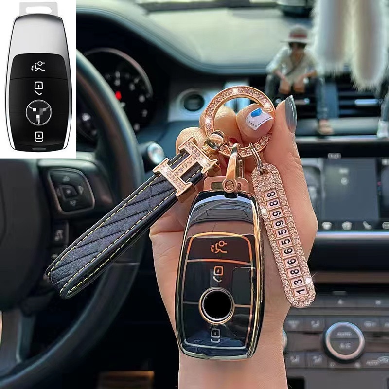 Rumah / Casing Kunci remote Mobil Pengganti Untuk Mercedes-Benz 3B W203 W210 W211