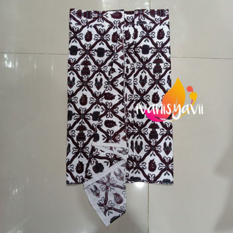 Set Sapit Urang + Blangkon, Motif Sido Mulyo