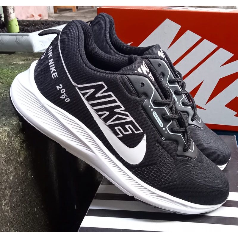snakers cewek Nike zoom/ sepatu senam/sepatu wanita-Black