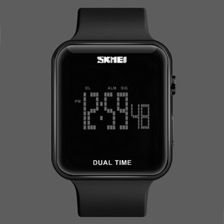 Jam Tangan Digital Pria - 1271 - Black - EMWSBHBK SKMEI