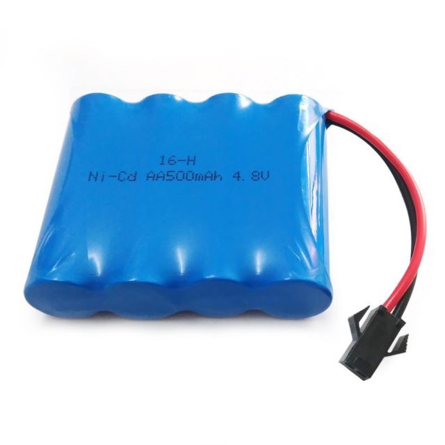 Batre Baterai NICD AA 500mah 4.8V Soket Hitam RC Excavator Beko ORI