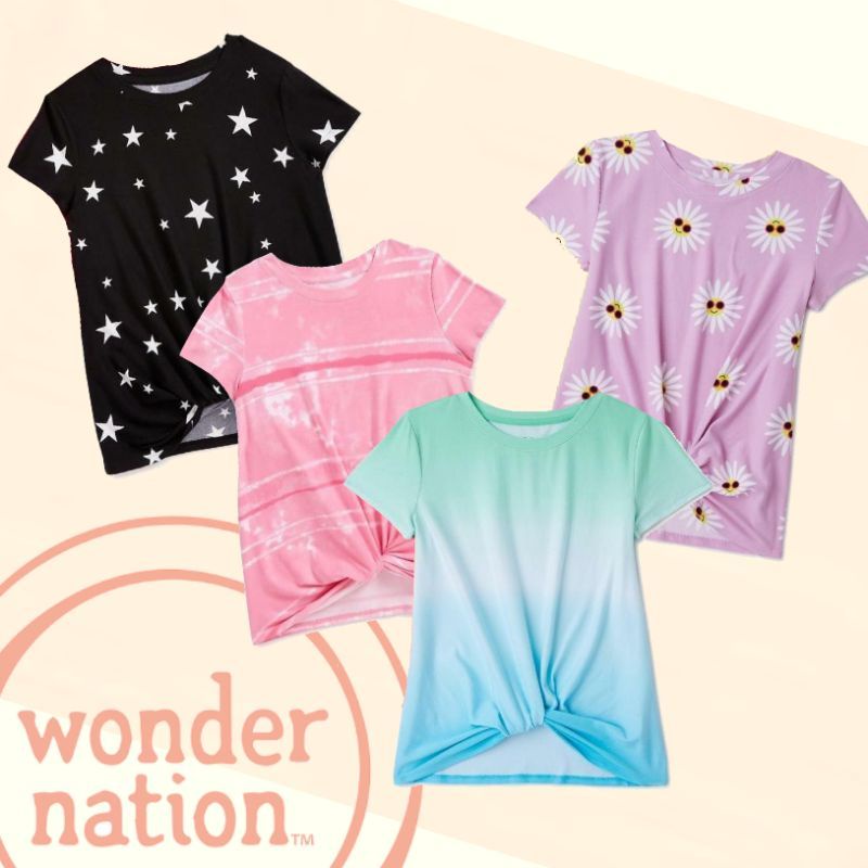 KAOS ANAK PREMIUM wonder nation SIZE M L XL XXL